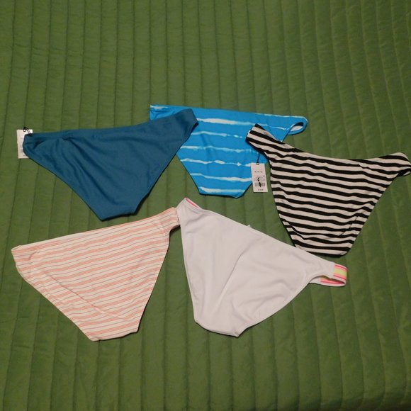 BRAND NEW 5 Cheeky Bikini Swimsuit Bottoms XL - Picture 2 of 16